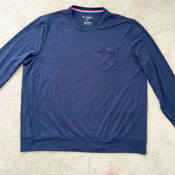 $88 Fourlaps NWT Men's XXL Stratus Ultra-soft Knit Long Sleeve Athleisure Shirt - Picture 2 of 10